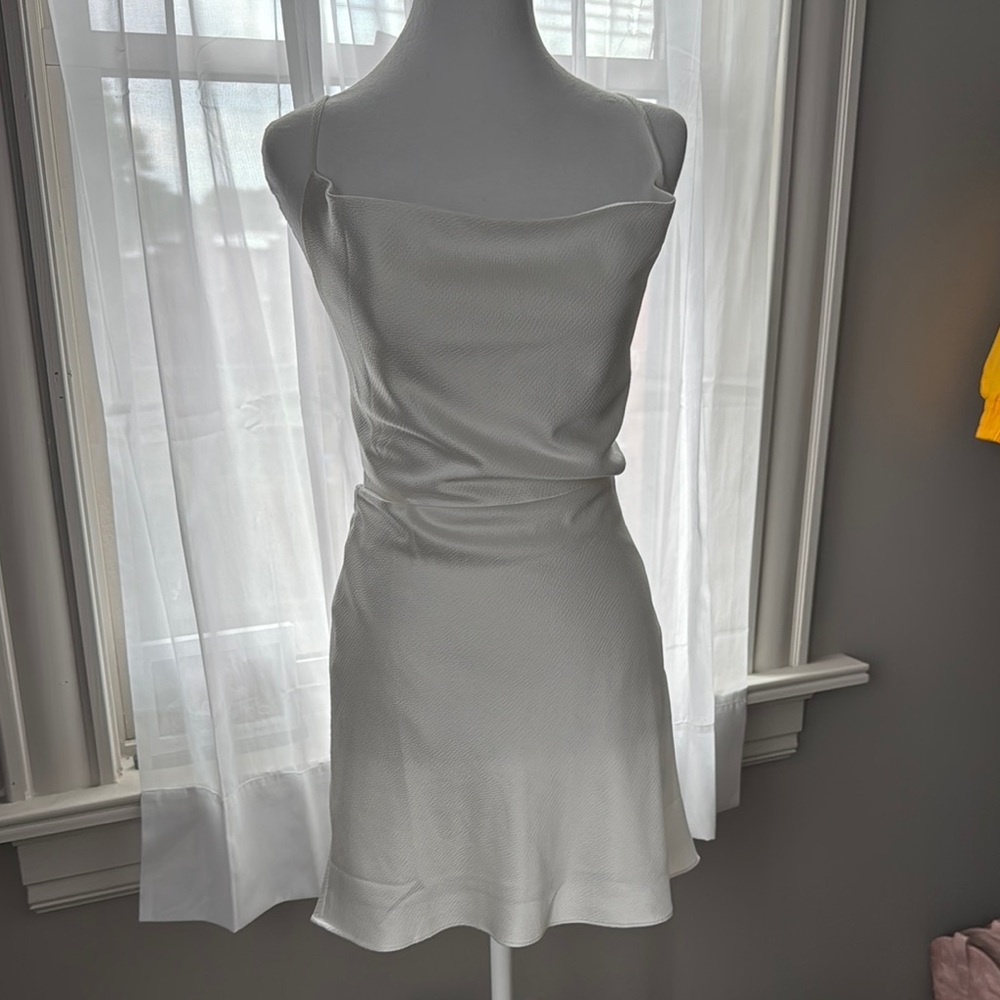 12th Tribe White Mini Dress